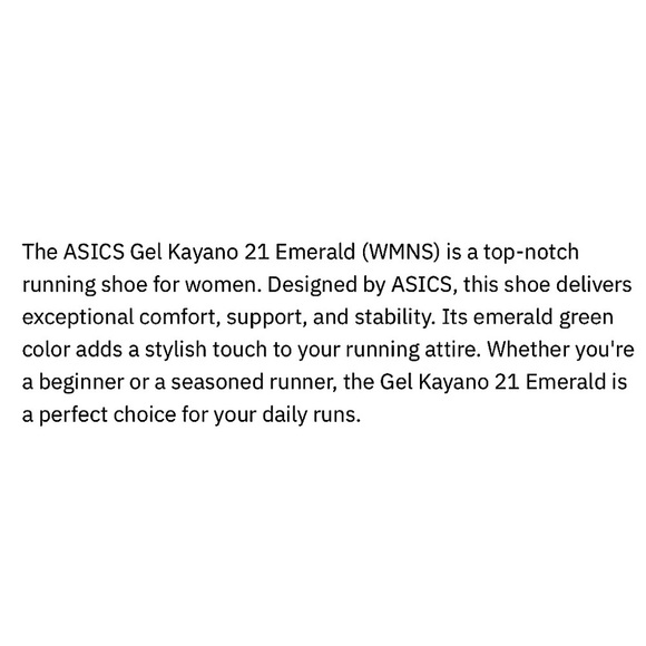 Women’s ASICS Emerald Gel Kayano 21, Size 7 - Picture 10 of 10